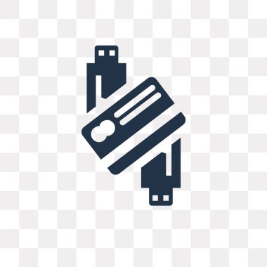 Kullandığınız web ve mobil ödeme yöntemi vektör simge şeffaf arka plan üzerinde ödeme yöntemi saydamlık kavramı izole olabilir