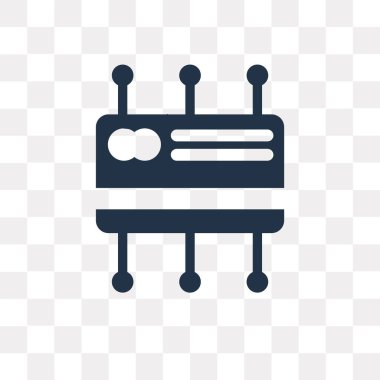 Saydam arka plan üzerinde CIT kart saydamlık kavramı izole CIT kartı vektör simge kullandığınız web ve mobil olabilir