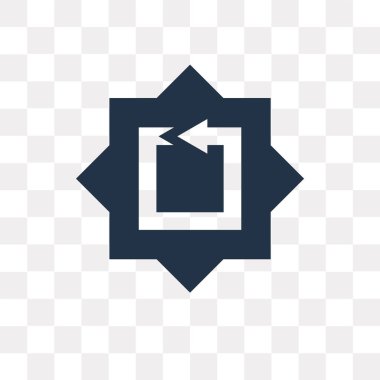 Saydam arka plan üzerinde tekrar saydamlık kavramı izole tekrar vektör simge kullandığınız web ve mobil olabilir