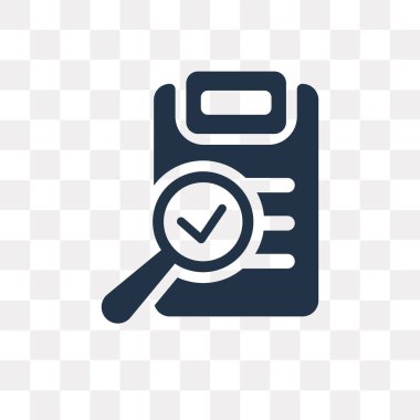 Vektör simgesi üzerinde şeffaf arka plan izole kontrol, Çek saydamlık kavramı kullanılan web ve mobil olabilir