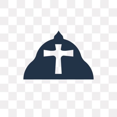 Saydam arka plan üzerinde Papa'nın saydamlık kavramı izole Papa vektör simge kullandığınız web ve mobil olabilir