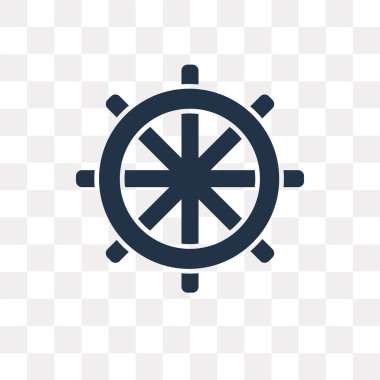 Saydam arka plan üzerinde Budizm saydamlık kavramı izole Budizm vektör simge kullandığınız web ve mobil olabilir