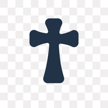 Saydam arka plan üzerinde Katoliklik saydamlık kavramı izole Katoliklik vektör simge kullandığınız web ve mobil olabilir