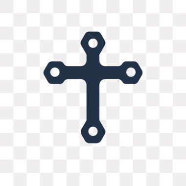 Saydam arka plan üzerinde izole vektör simgesi çapraz, saydamlık kavramı olabilir kullanılan web ve mobil