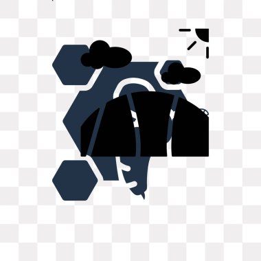 Saydam arka plan üzerinde arı saydamlık kavramı izole arı vektör simge kullandığınız web ve mobil olabilir