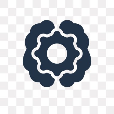 İzole vektör simge şeffaf arka plan üzerinde düşünme, düşünme saydamlık kavramı kullanılan web ve mobil olabilir