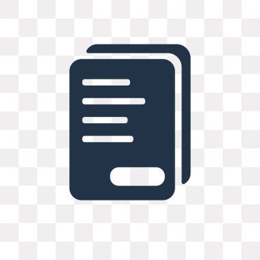 Saydam arka plan üzerinde belge saydamlık kavramı izole belge vektör simge kullandığınız web ve mobil olabilir