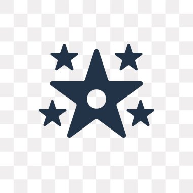 Saydam arka plan üzerinde yıldız saydamlık kavramı izole vektör yıldız kutsal kişilerin resmi-ebilmek var olmak kullanılan web ve mobil