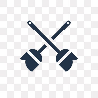 Paspas vektör simgesi üzerinde şeffaf arka plan izole temizlik, temizlik paspas saydamlık kavramı kullanılan web ve mobil olabilir