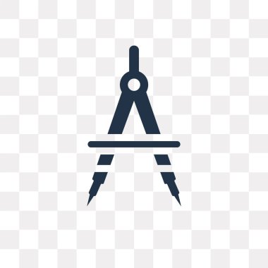 Saydam arka plan üzerine açık pusula saydamlık kavramı izole açık pusula vektör simgesi olabilir kullanılan web ve mobil