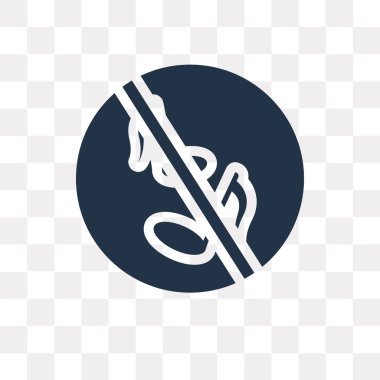 Saydam arka plan üzerinde hiçbir müzik saydamlık kavramı izole müzik vektör simge kullandığınız web ve mobil olabilir