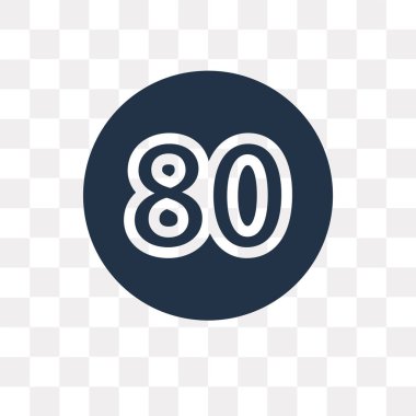 Hız sınırı vektör simge şeffaf arka plan üzerinde hız sınırı saydamlık kavramı izole kullanılan web ve mobil olabilir