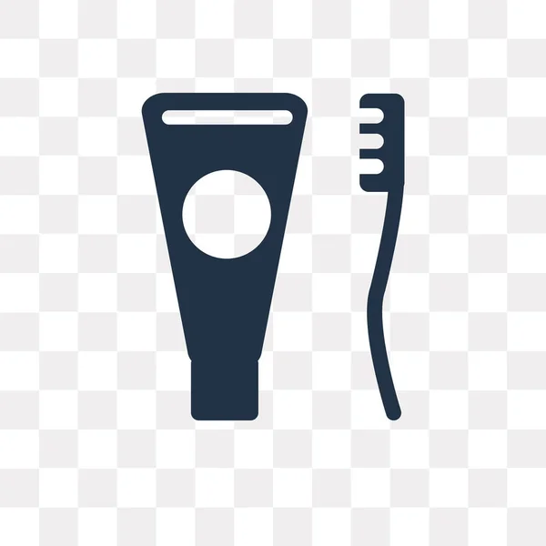 Zahnpasta Vektor Symbol Isoliert Auf Transparentem Hintergrund Zahnpasta Transparenzkonzept Kann — Stockvektor