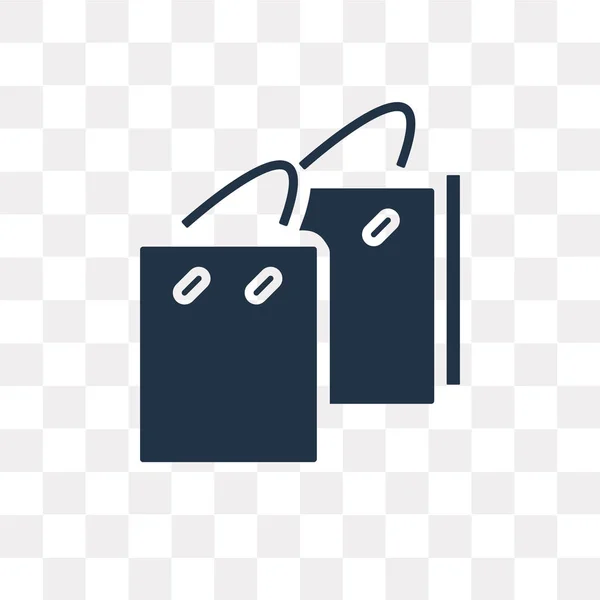 Winkelen Vector Pictogram Geïsoleerd Transparante Achtergrond Kan Shopping Transparantie Concept — Stockvector