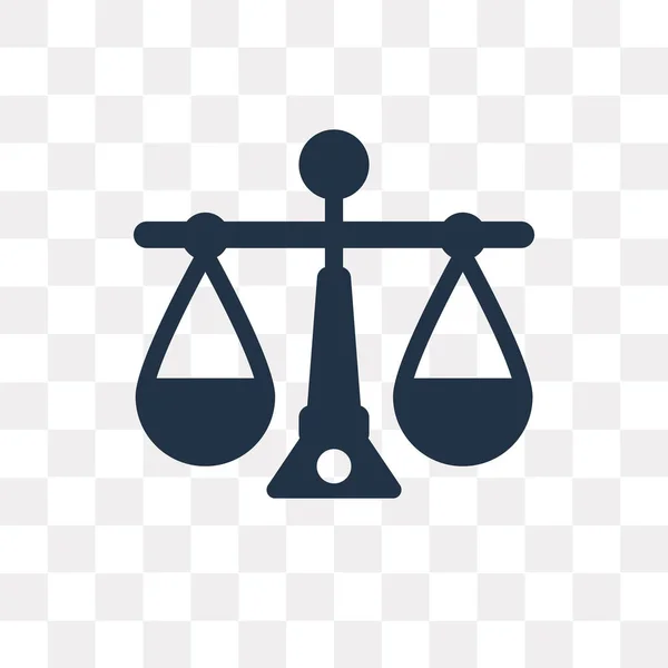 Balance Vektor Symbol Isoliert Auf Transparentem Hintergrund Balance Transparenz Konzept — Stockvektor