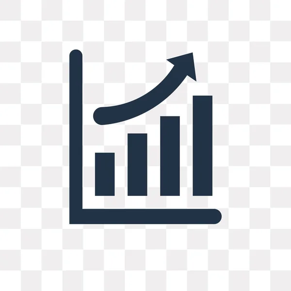 Ícone Vetor Crescimento Isolado Fundo Transparente Conceito Transparência Crescimento Pode —  Vetores de Stock
