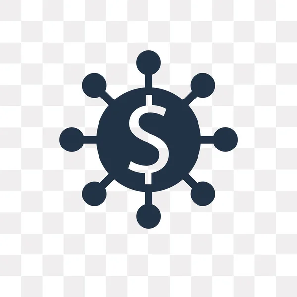 Crowdfunding Wektor Ikona Białym Tle Przezroczystym Tle Crowdfunding Pojęcie Przejrzystości — Wektor stockowy