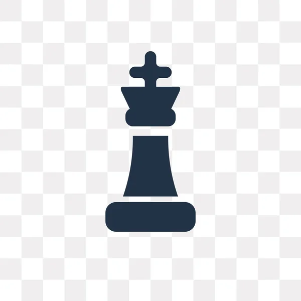 Шахматный Вектор Значок Изолирован Прозрачном Фоне Шахматная Прозрачность Концепции Могут — стоковый вектор