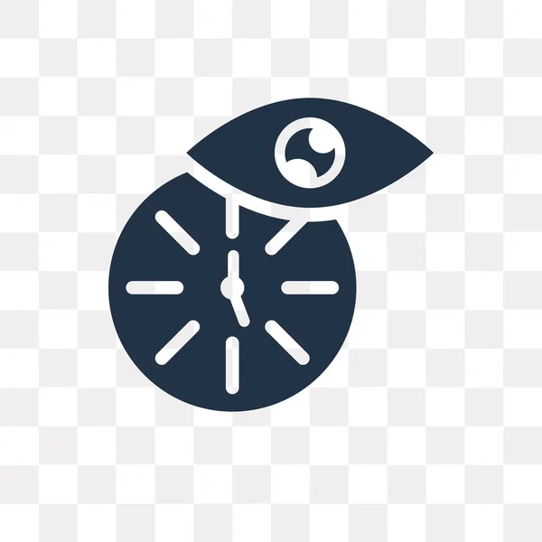 Icono Vector Reloj Pared Aislado Fondo Transparente Concepto Transparencia Reloj — Vector de stock