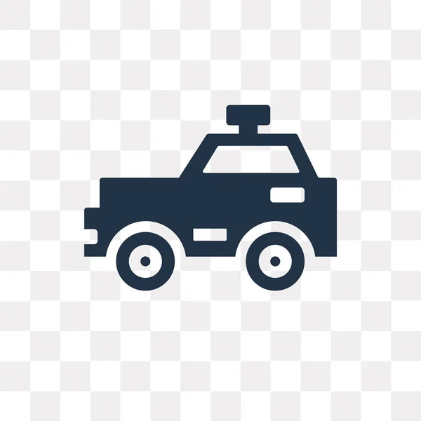 Taxi Vektor Symbol Isoliert Auf Transparentem Hintergrund Taxi Transparenz Konzept — Stockvektor