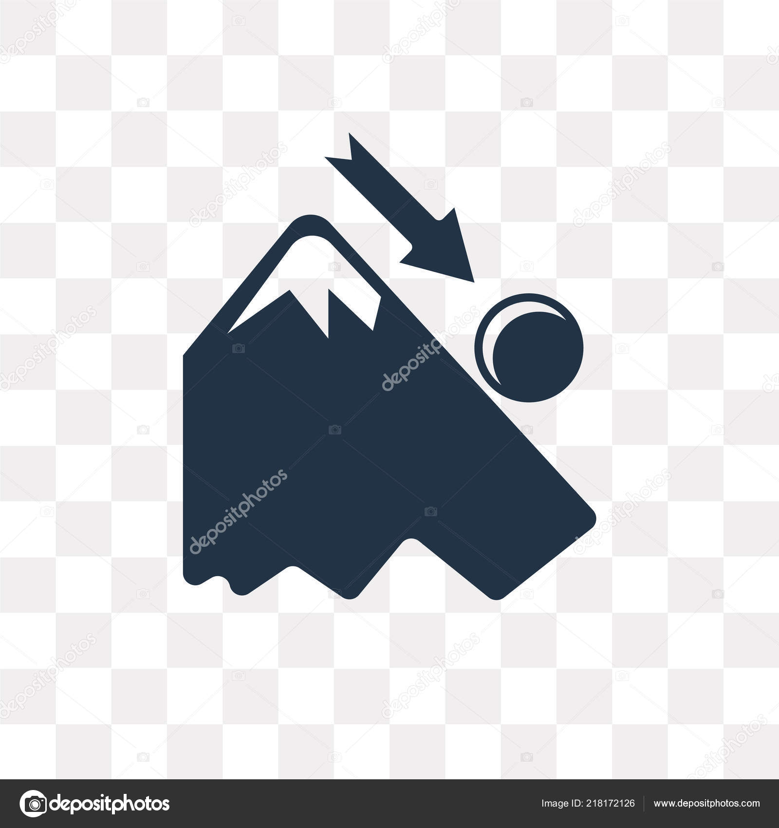 Downhill Vektor Symbol Isoliert Auf Transparentem Hintergrund Downhill Transparenz Konzept Vektorgrafik Lizenzfreie Grafiken C Mmvector Depositphotos