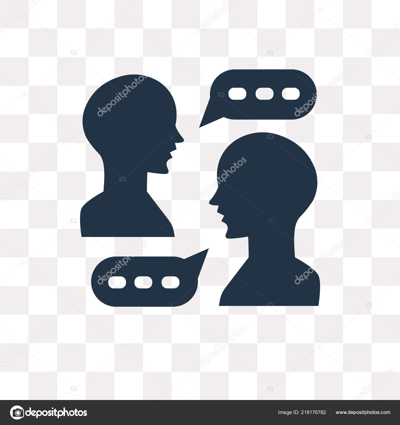 Talar Vektor Ikonen Isolerad Transparent Bakgrund Kan Talking Öppenhet  Koncept — stockvektor av ©MMvector 218176782, image size:1600x1700