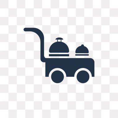 Oda Servisi vektör simge şeffaf arka plan üzerinde Oda Servisi saydamlık kavramı izole kullanılan web ve mobil olabilir