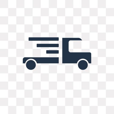 Saydam arka plan üzerinde Express saydamlık kavramı izole hızlı vektör simge kullandığınız web ve mobil olabilir