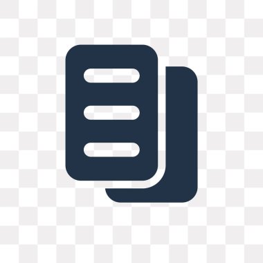 Saydam arka plan üzerinde kopya saydamlık kavramı izole kopya vektör simge kullandığınız web ve mobil olabilir