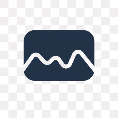 Görüntü vektör simgesi şeffaf arka plan üzerinde resim saydamlık kavramı izole olabilir kullanılan web ve mobil