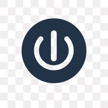 Düğme vektör simgesi şeffaf arka plan üzerinde düğme saydamlık kavramı izole olabilir kullanılan web ve mobil