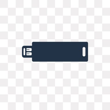 Saydam arka plan üzerinde Usb saydamlık kavramı izole Usb vektör simge kullandığınız web ve mobil olabilir
