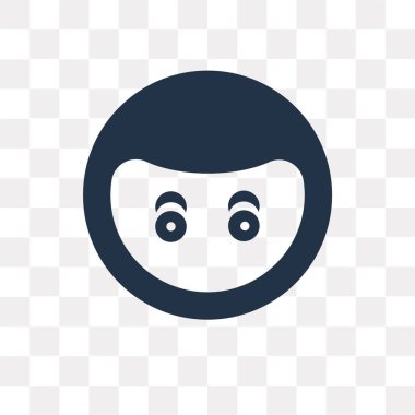 Dostum şeffaf arka plan üzerinde adam saydamlık kavramı izole vektör simge kullandığınız web ve mobil olabilir