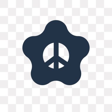 Saydam arka plan üzerinde çiçek saydamlık kavramı izole çiçek vektör simge kullandığınız web ve mobil olabilir