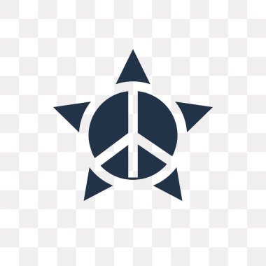 Saydam arka plan üzerinde pasifizm saydamlık kavramı izole pasifizm vektör simge kullandığınız web ve mobil olabilir