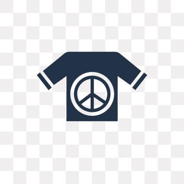 Saydam arka plan üzerinde barış saydamlık kavramı izole barış vektör simge kullandığınız web ve mobil olabilir