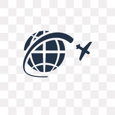 Saydam arka plan üzerinde gezi saydamlık kavramı izole gezi vektör simge kullandığınız web ve mobil olabilir