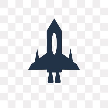 Saydam arka plan üzerinde Jet saydamlık kavramı izole jet vektör simge kullandığınız web ve mobil olabilir