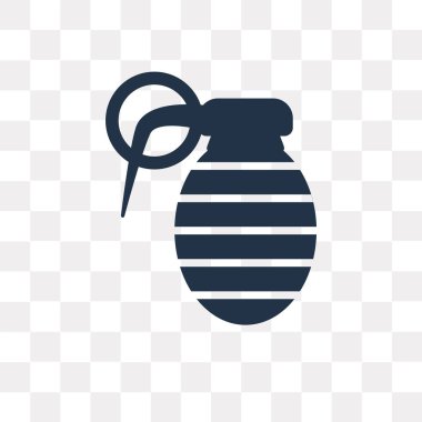 Saydam arka plan üzerinde Granade saydamlık kavramı izole Granade vektör simge kullandığınız web ve mobil olabilir