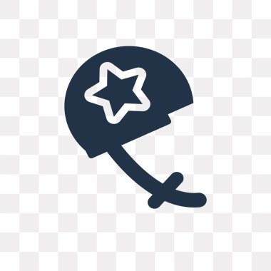 Saydam arka plan üzerinde kask saydamlık kavramı izole kask vektör simge kullandığınız web ve mobil olabilir