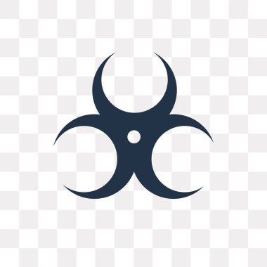 Saydam arka plan üzerinde toksik saydamlık kavramı izole toksik vektör simge kullandığınız web ve mobil olabilir