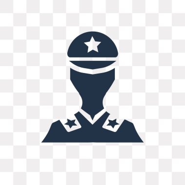 Militar vector icon isolated on transparent background, Militar transparency concept can be used web and mobile clipart