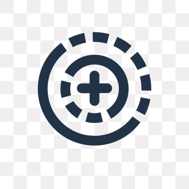 360 derece üzerinde şeffaf arka plan izole simge vektör, 360 derece saydamlık kavramı kullanılan web ve mobil olabilir