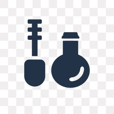 Saydam arka plan üzerinde maskara saydamlık kavramı izole maskara vektör simge kullandığınız web ve mobil olabilir