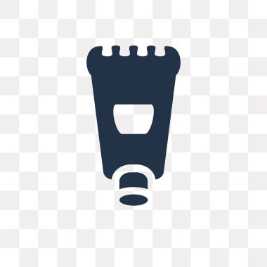 Saydam arka plan üzerinde ayak kremi saydamlık kavramı izole ayak krem vektör simge kullandığınız web ve mobil olabilir