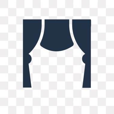 Saydam arka plan üzerinde tiyatro ekran saydamlık kavramı izole tiyatro ekran vektör simge kullandığınız web ve mobil olabilir