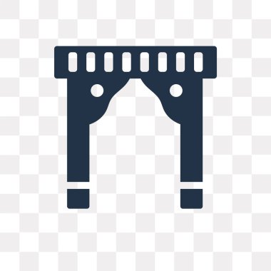 Saydam arka plan üzerinde kemer saydamlık kavramı izole kemer vektör simge kullandığınız web ve mobil olabilir