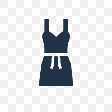 Saydam arka plan üzerinde kokteyl elbisesi saydamlık kavramı izole kokteyl elbisesi vektör simge kullandığınız web ve mobil olabilir