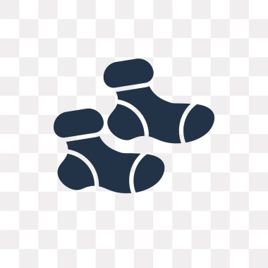 Saydam arka plan üzerinde erkek çorap saydamlık kavramı izole erkek çorap vektör simge kullandığınız web ve mobil olabilir