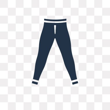 Saydam arka plan üzerinde tozluk saydamlık kavramı izole Leggins vektör simge kullandığınız web ve mobil olabilir